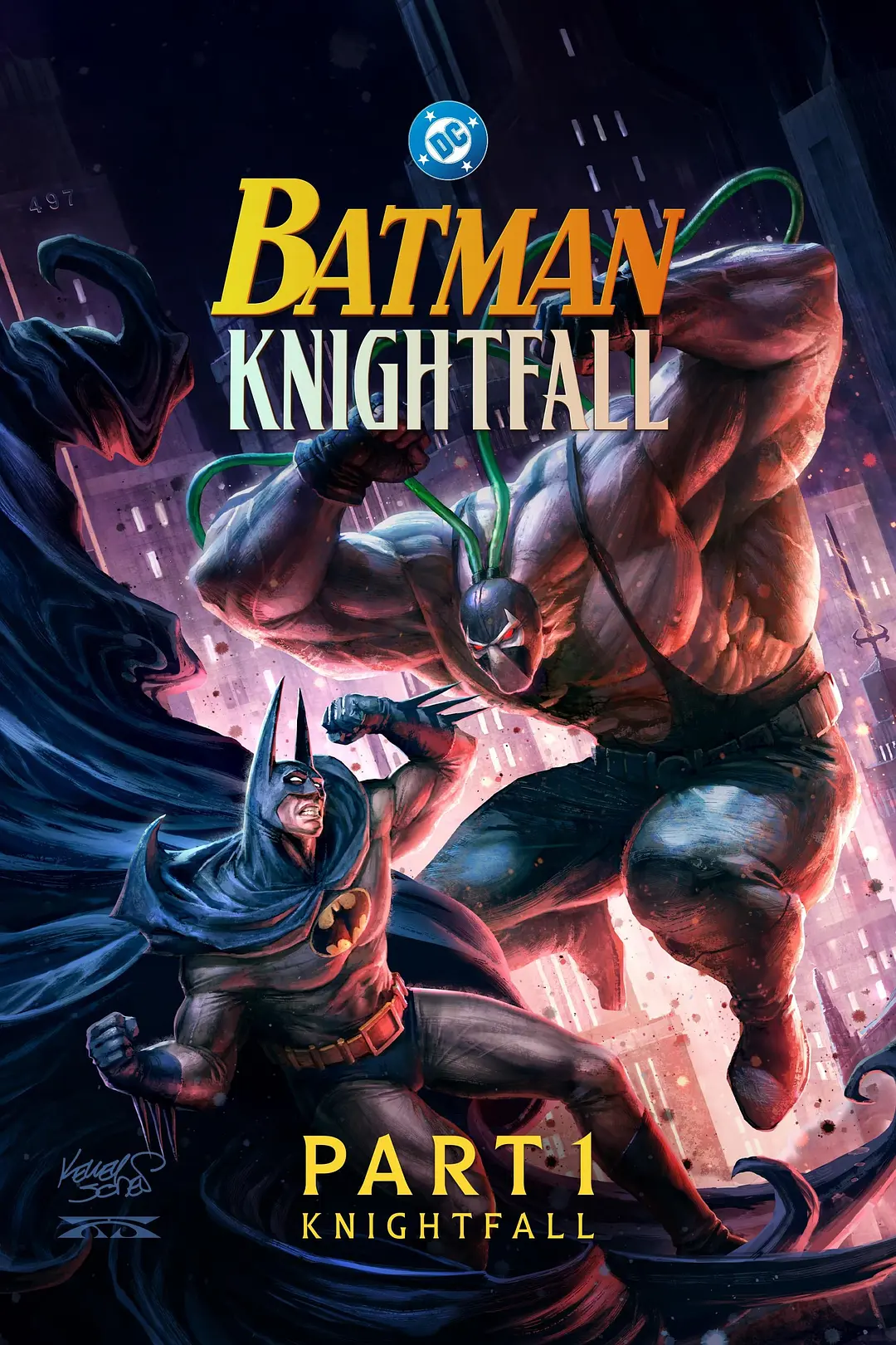 蝙蝠侠:骑士陨落 第一部:骑士陨落 Batman: Knightfall Part 1: Knightfall影片海报