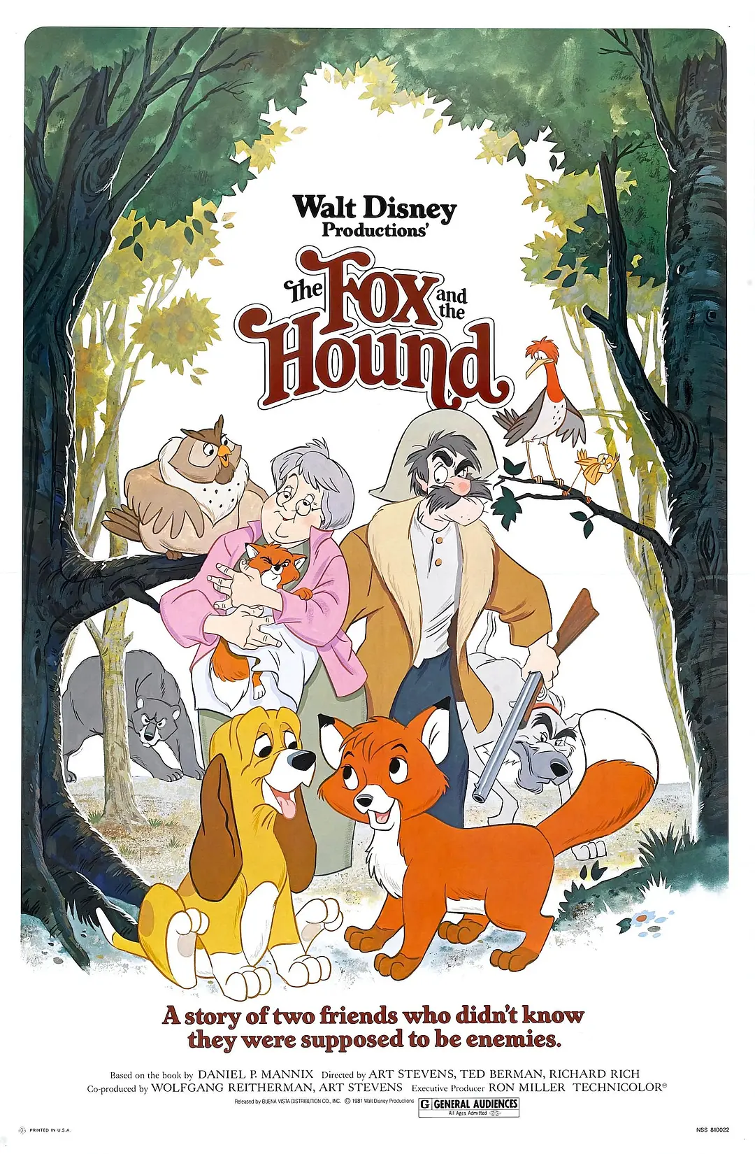 狐狸与猎狗 The Fox and the Hound影片海报