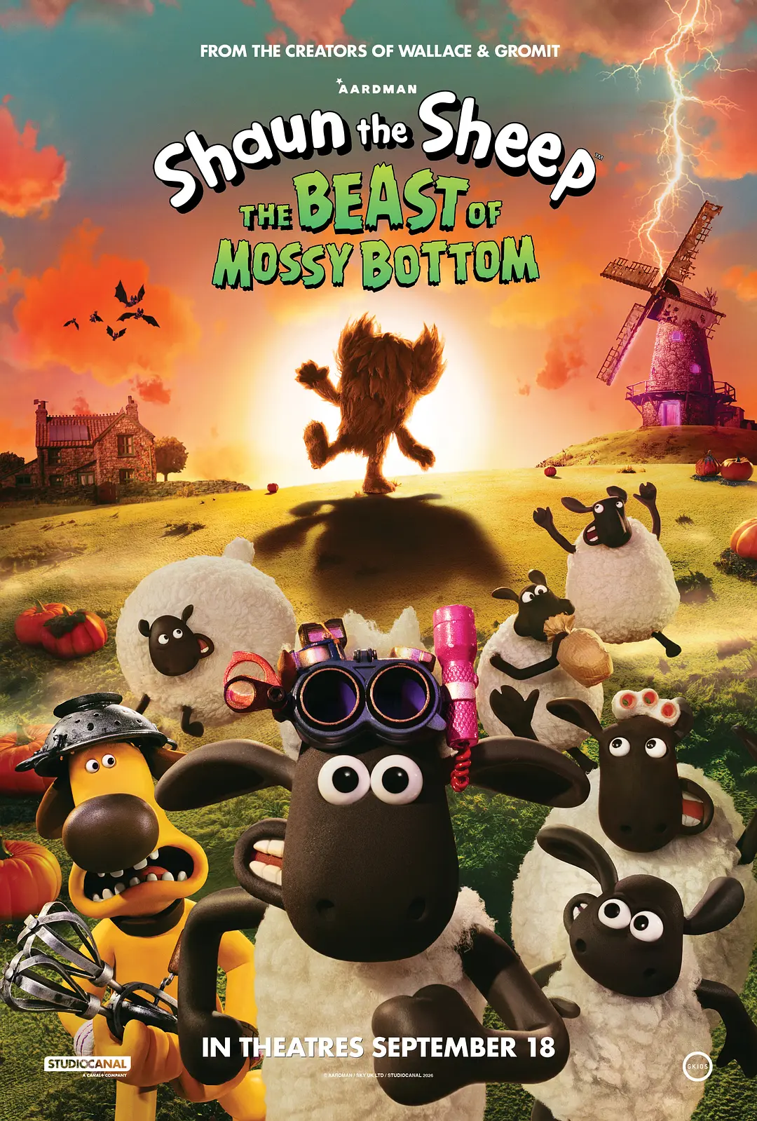 小羊肖恩3:怪兽来袭 Shaun the Sheep: The Beast of Mossy Bottom