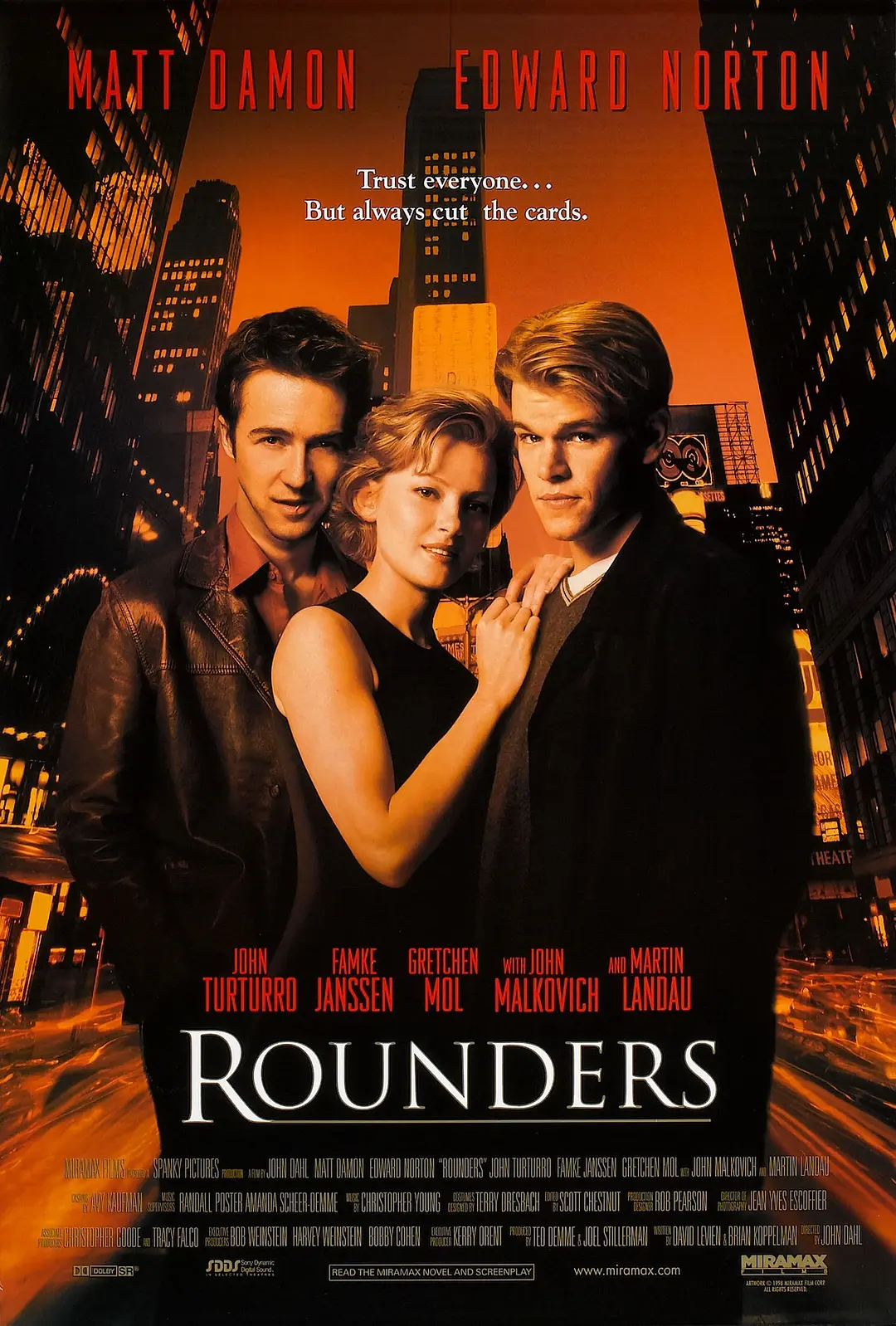 赌王之王 Rounders影片海报