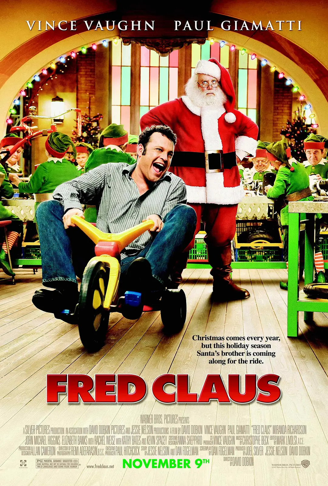 北极的圣诞老人兄弟 Fred Claus影片海报