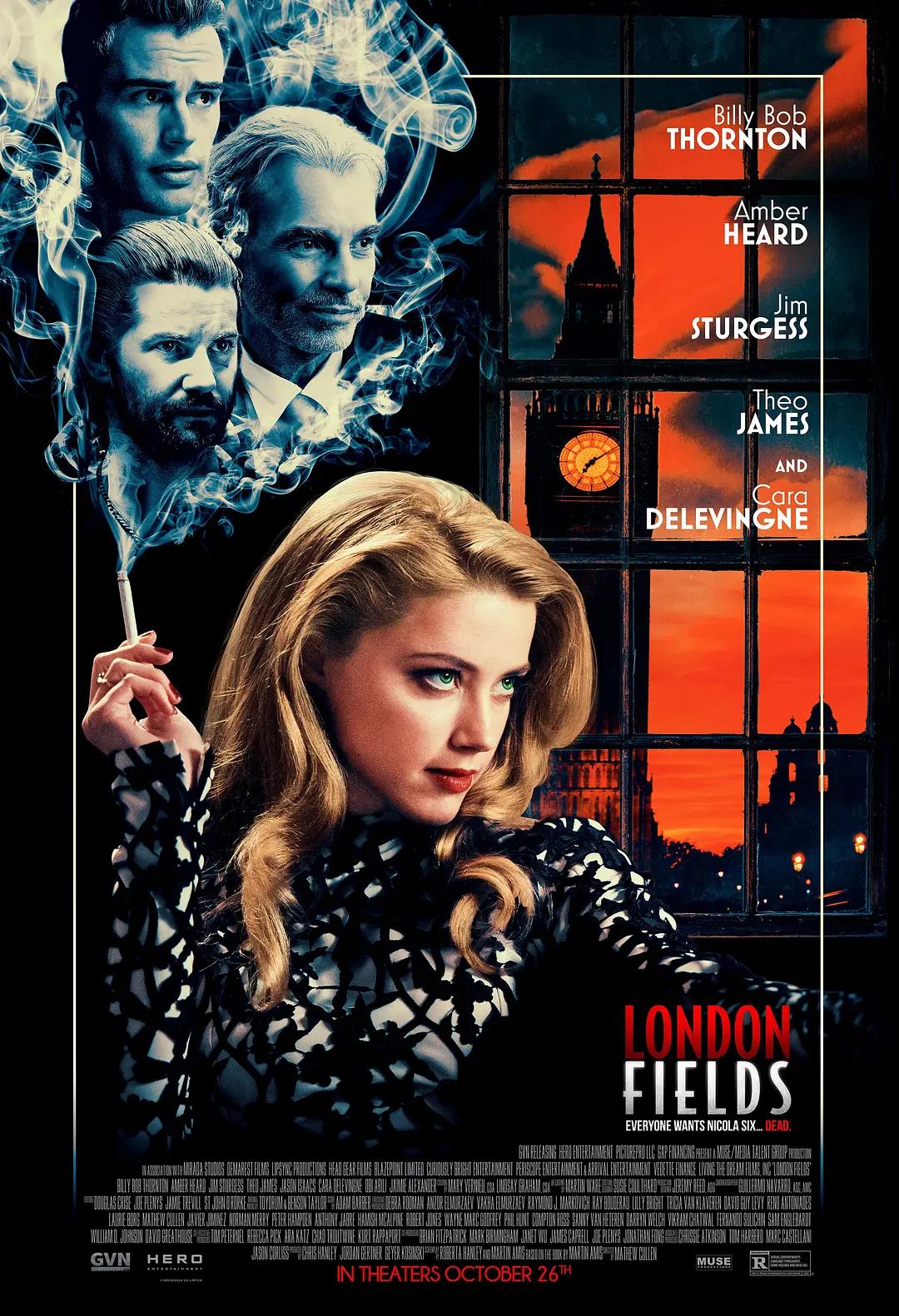 伦敦战场 London Fields影片海报