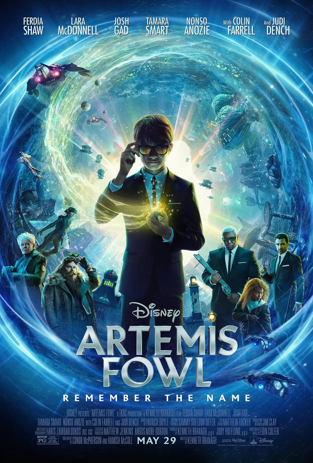阿特米斯的奇幻历险 Artemis Fowl影片海报