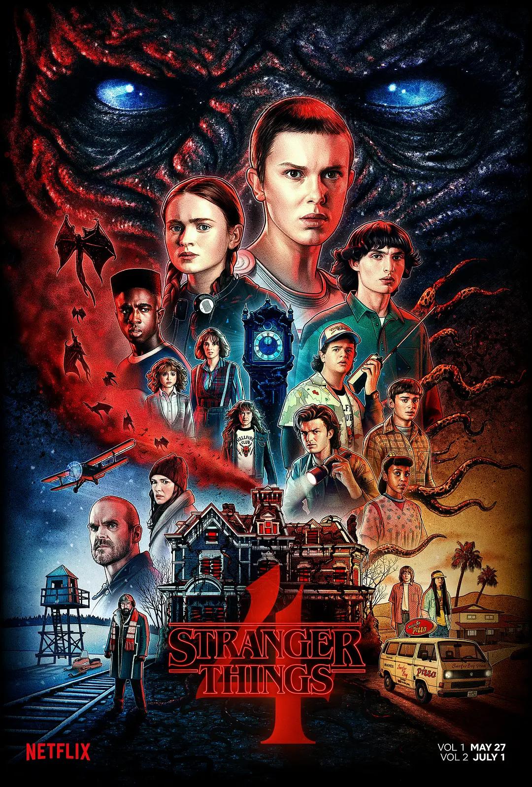 怪奇物语 第四季 Stranger Things Season 4影片海报