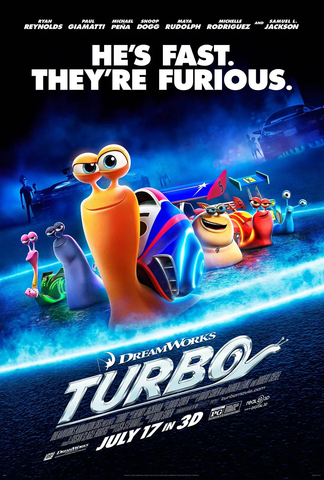 极速蜗牛 Turbo影片海报