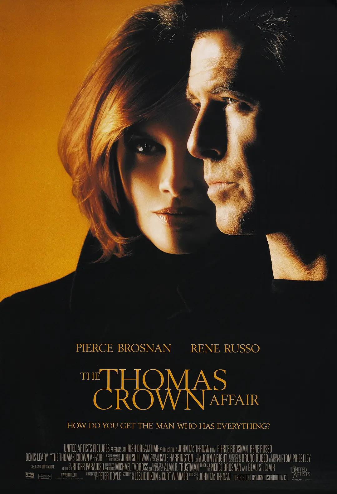 天罗地网 The Thomas Crown Affair影片海报