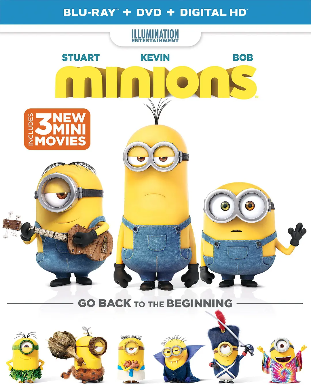 小黄人大眼萌 Minions影片海报