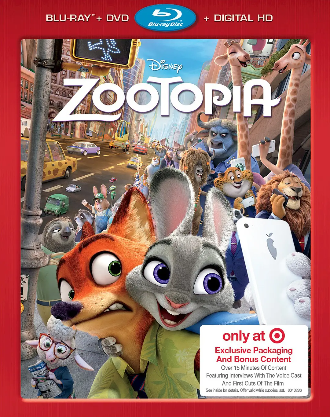 疯狂动物城 Zootopia影片海报