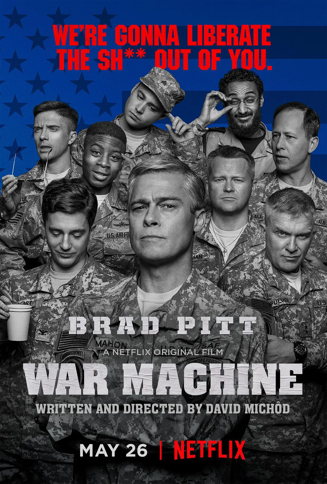 战争机器 War Machine影片海报