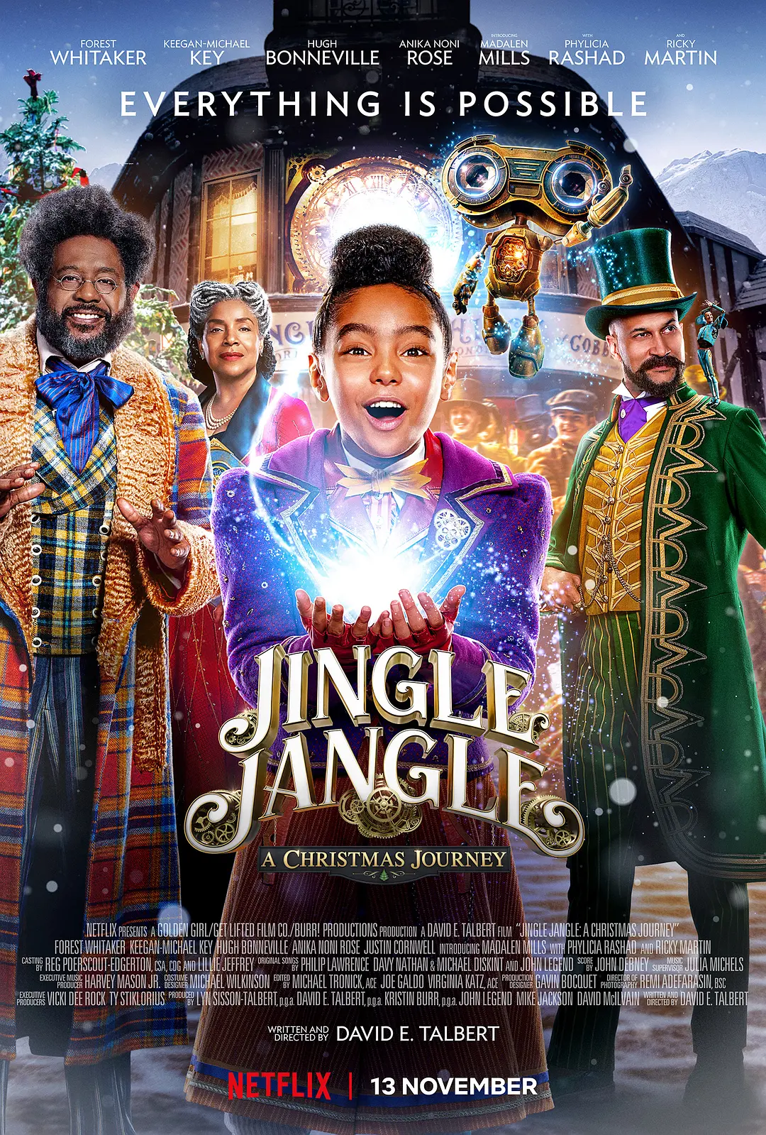 铃儿响叮当 Jingle Jangle: A Christmas Journey影片海报
