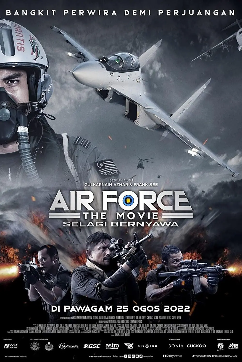 空军大电影:只要活着 Air Force the Movie: Selagi Bernyawa影片海报